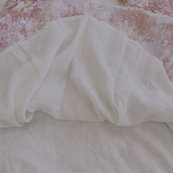 L*Space Nora Floral Print Babydoll Mini Dress - Picture 12 of 13